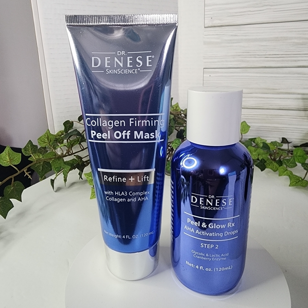 Dr Denese SkinScience Peel Off Mask and Peel and Glow RX Drops New